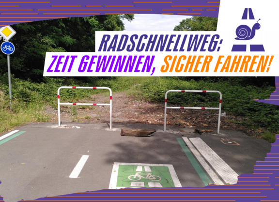 Radschnellweg: Zeit gewinnen, sicher fahren!